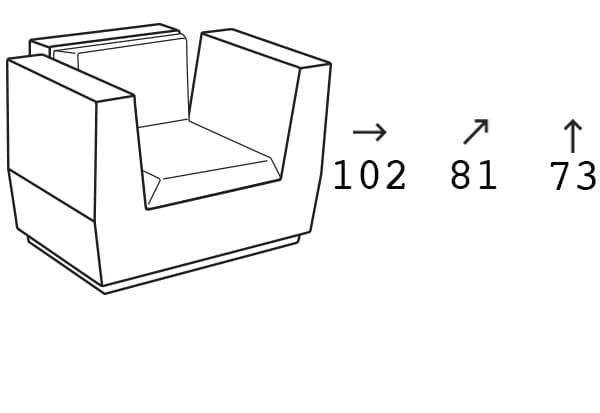 Big Cut Armchair Luminous 6