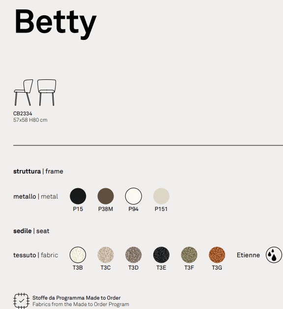 Scaun Betty Cb 2334 5