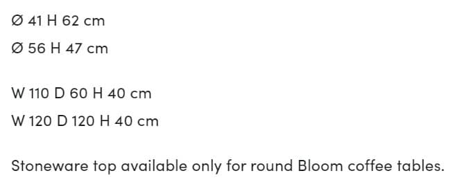 Masuta De Cafea Bloom 6