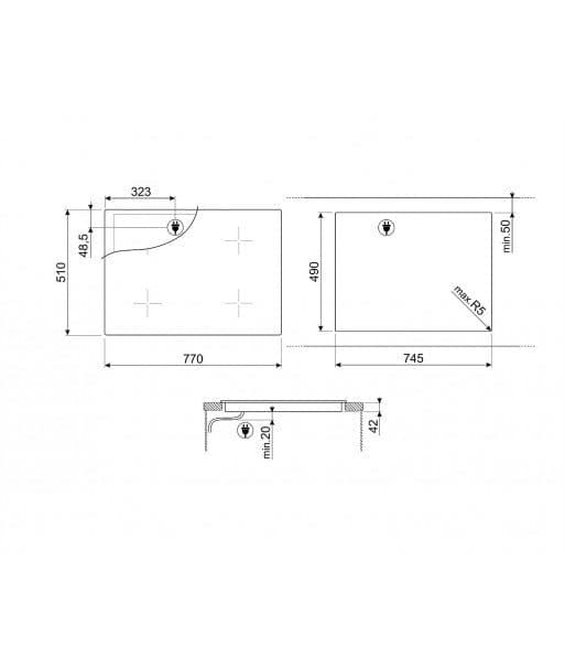 Plita Smeg SE384EMTB 2
