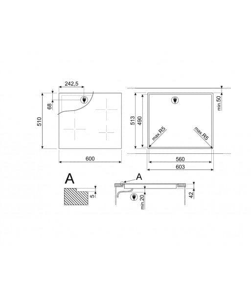 Plita Smeg SE364ETD 3