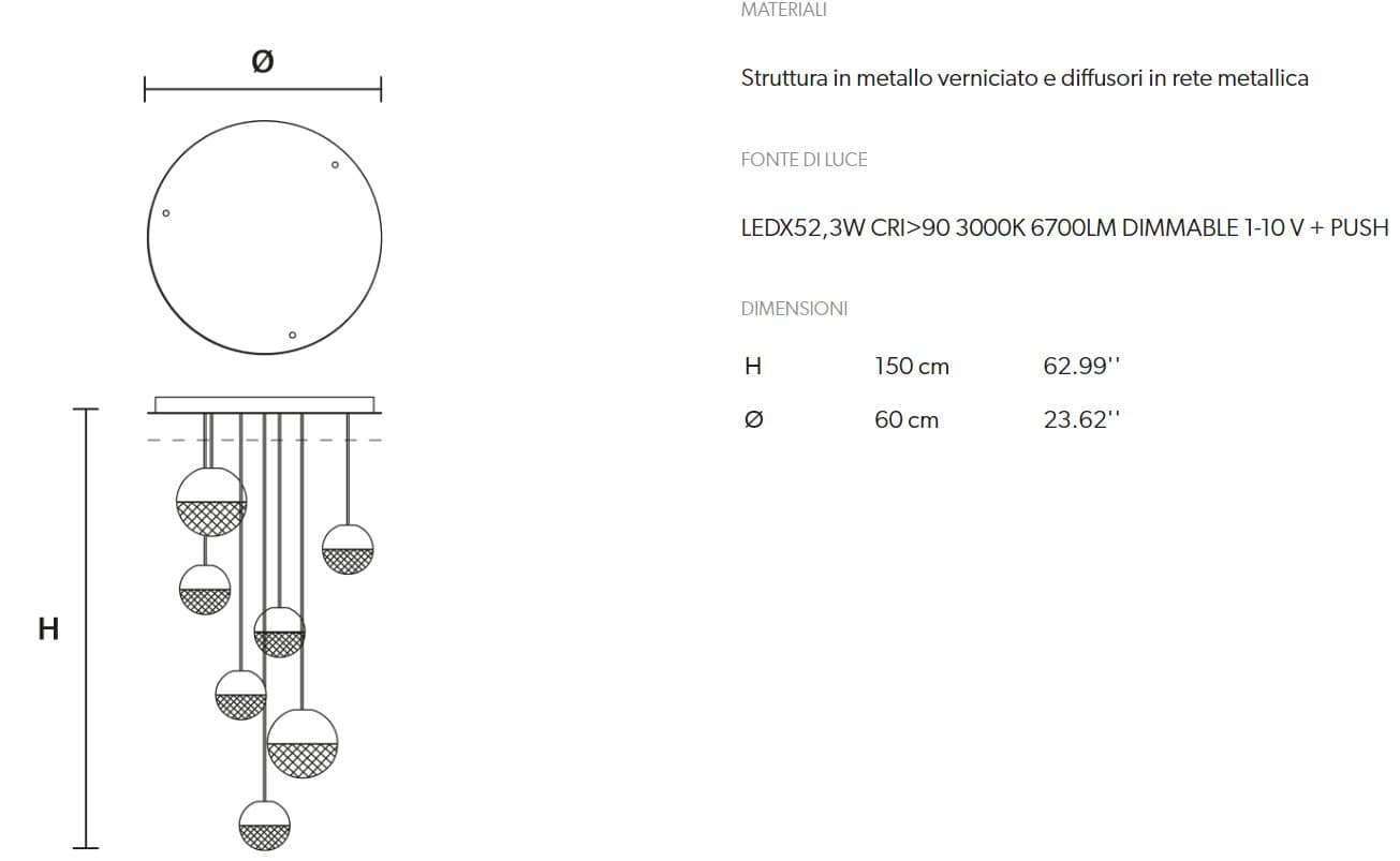 Masiero Candelabru IGLU7 4