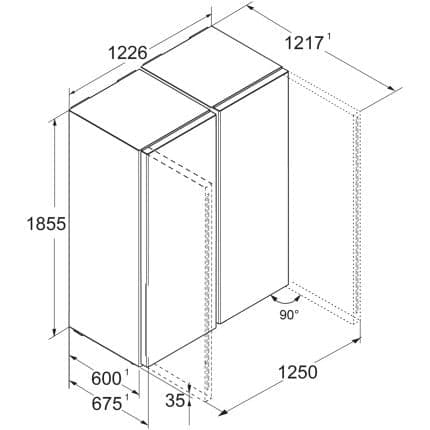 Combina frigorifica Liebherr XRFsf 5220 4