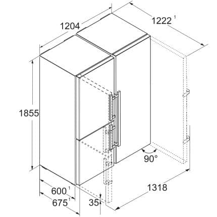 Combina frigorifica Liebherr XRCsd 5255 4