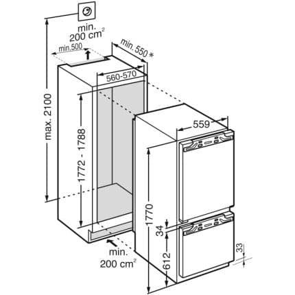 Combina frigorifica incorporabila Liebherr IRCf 5121 5