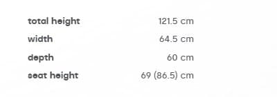 Scaun de bar  COCOON  CS2230 BI 3