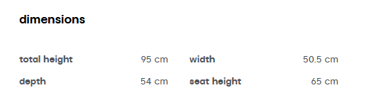Scaun de bar  FIFTIES CS1864 5
