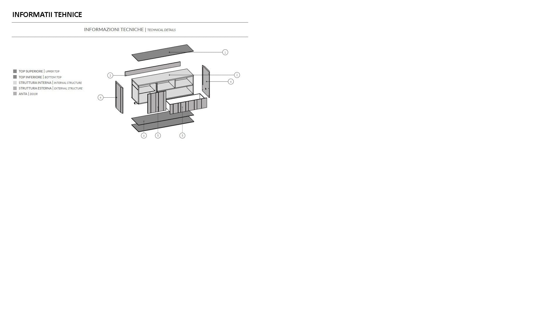 Comoda de living Gold 7