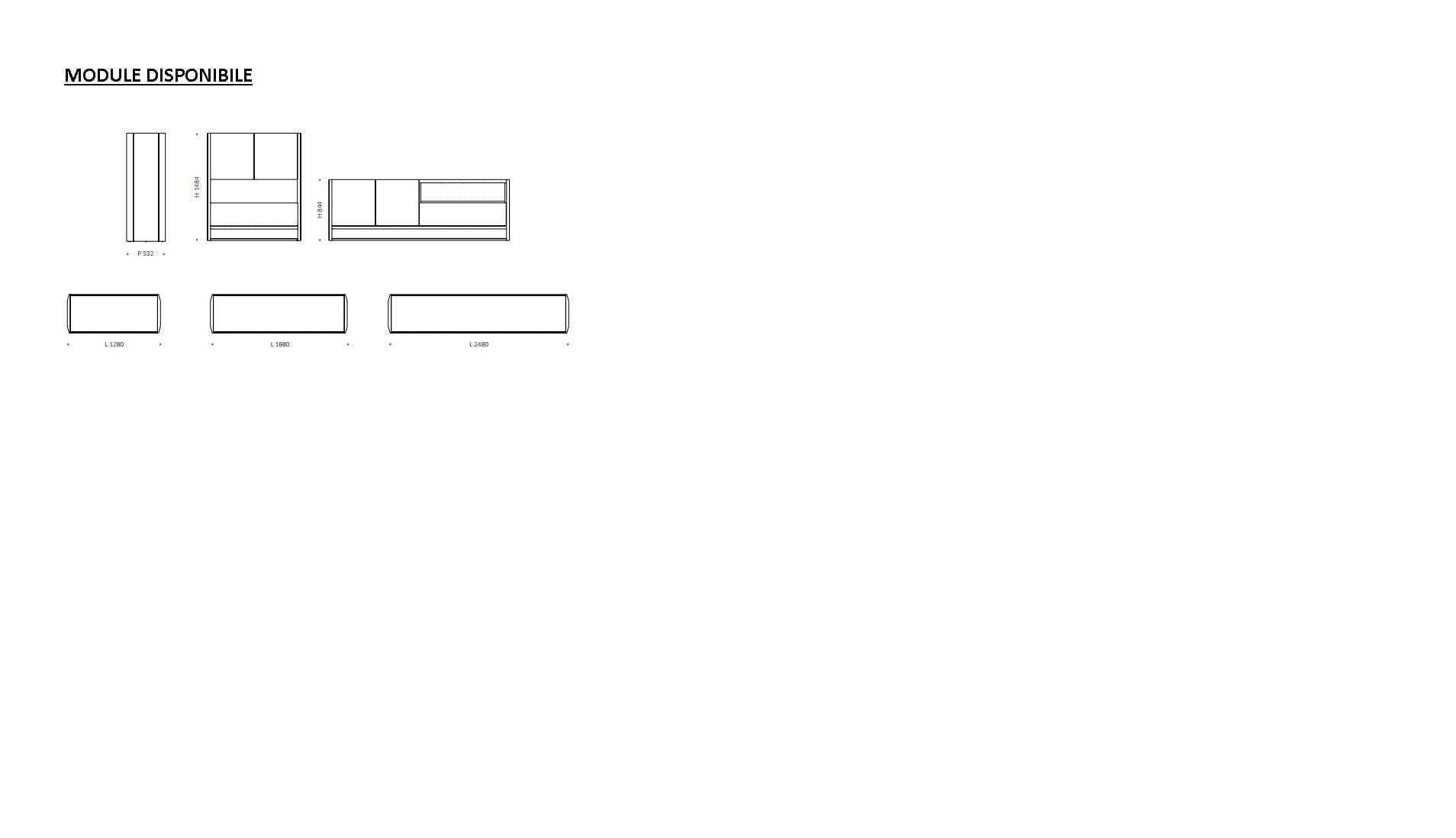 Comoda de living Gold 8