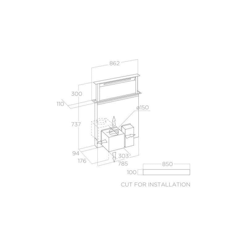 Hota incorporabila Elica GETUP IX/A/90-IN  PRF0161680 4