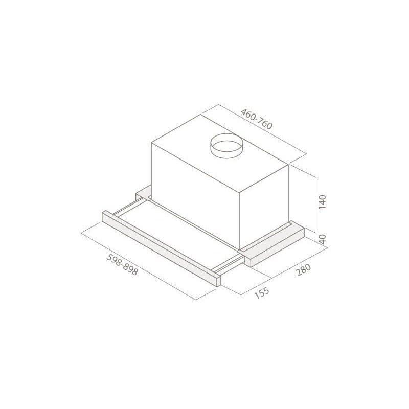 Hota incorporabila telescopica Elica PRF0037988C 2