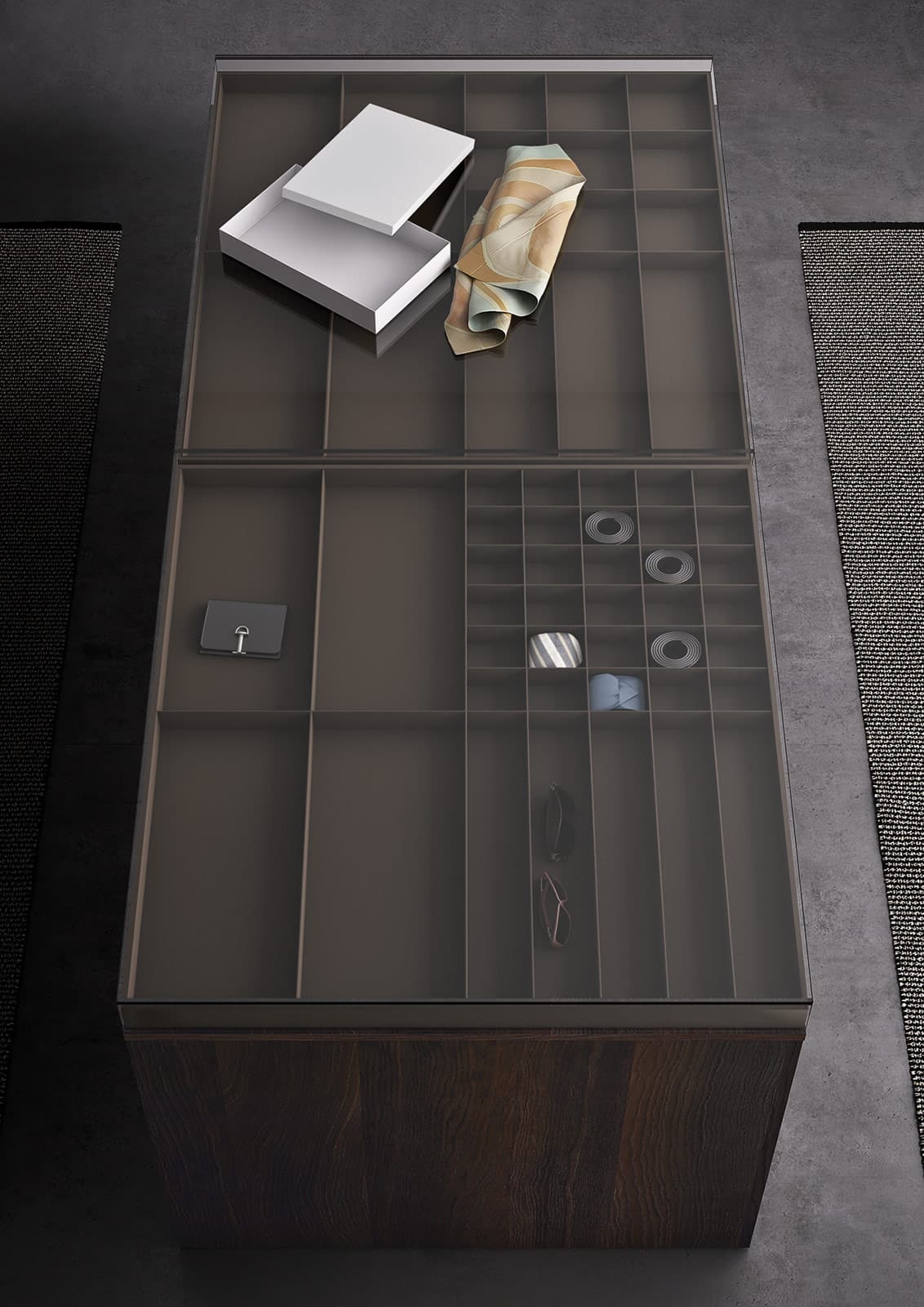 Insulă dressing Pianca — 4 sertare + 2 casete