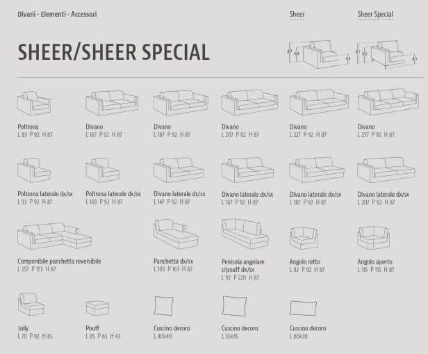Canapea Sheer 61