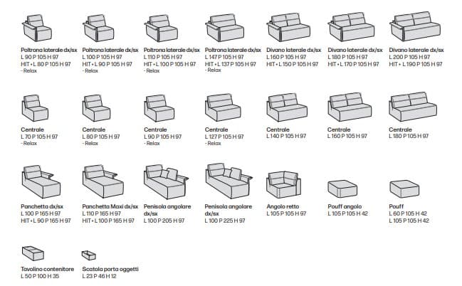Canapea Deep Vibe / Vibe Hit 12