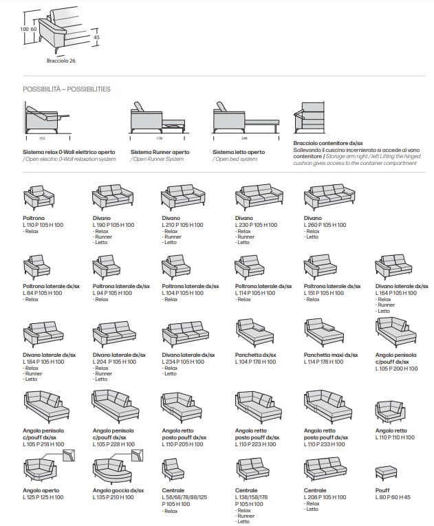 Canapea Space Look 67