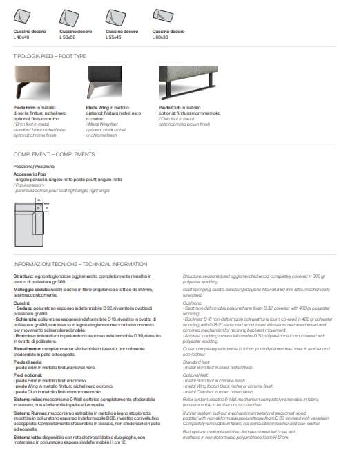 Canapea Space Vision 70