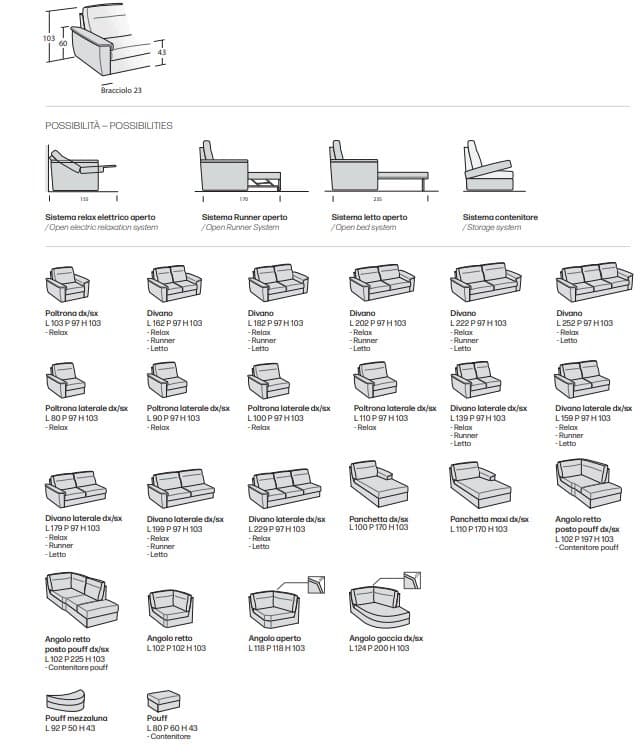 Canapea Swing Tender 69