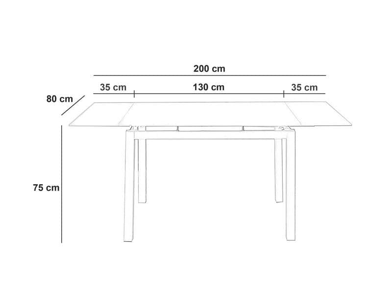 Masa de dining Baud 6