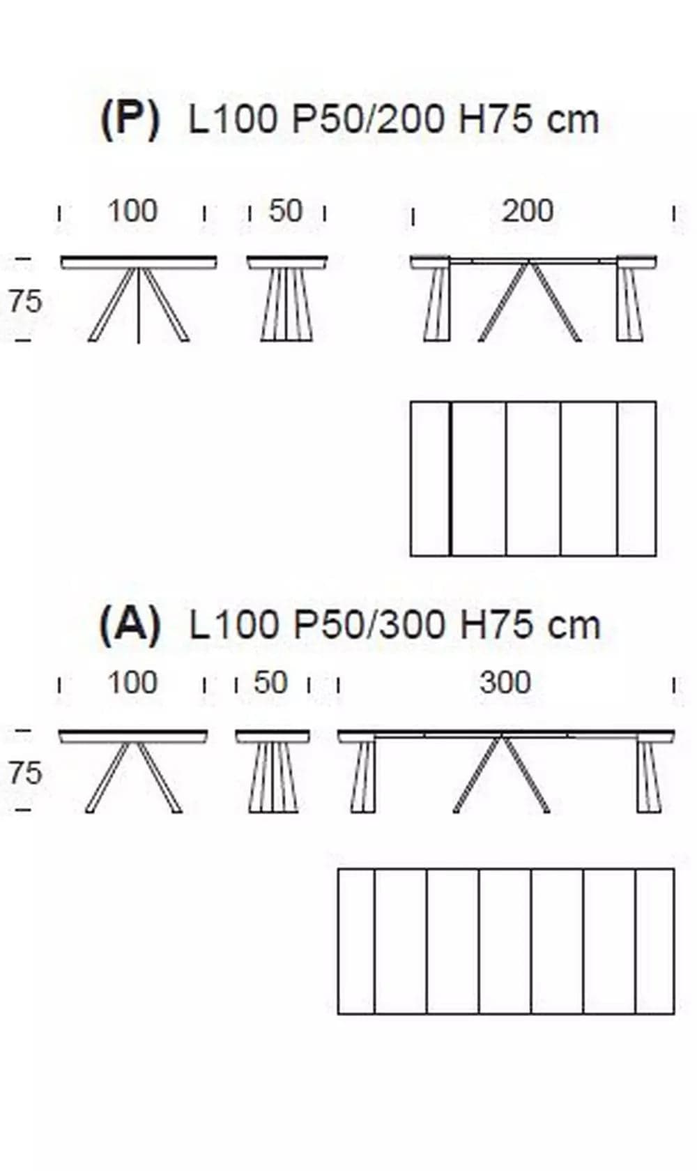 Consola Ventaglio extensibila 6
