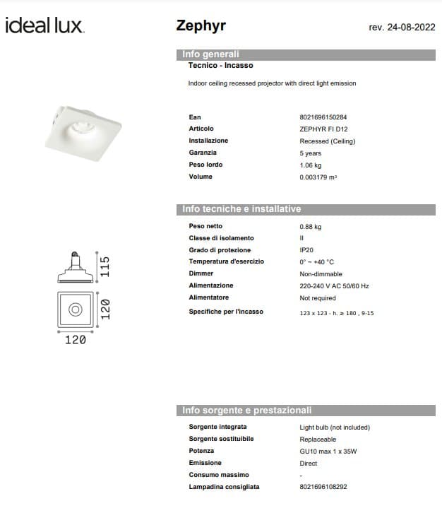 Spot Zephyr fi d12 2
