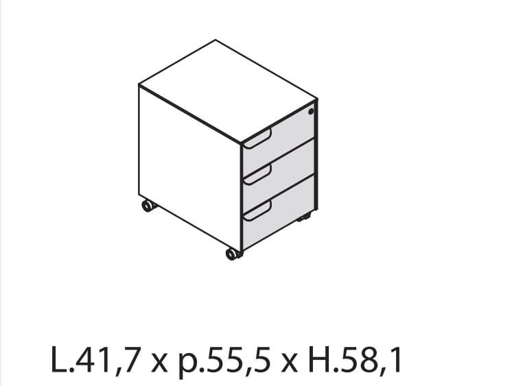 Corp cu sertare Fil Rouge 8