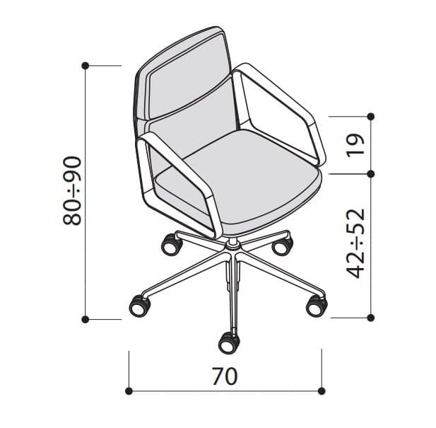 Scaun de birou directorial 17