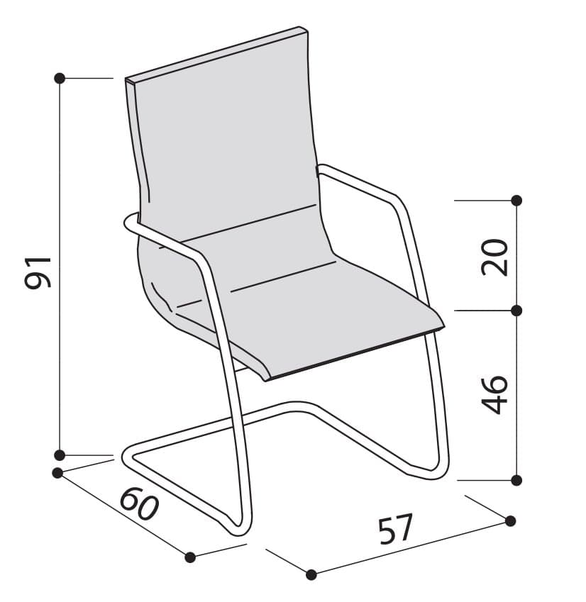 Scaun de birou Athena 12