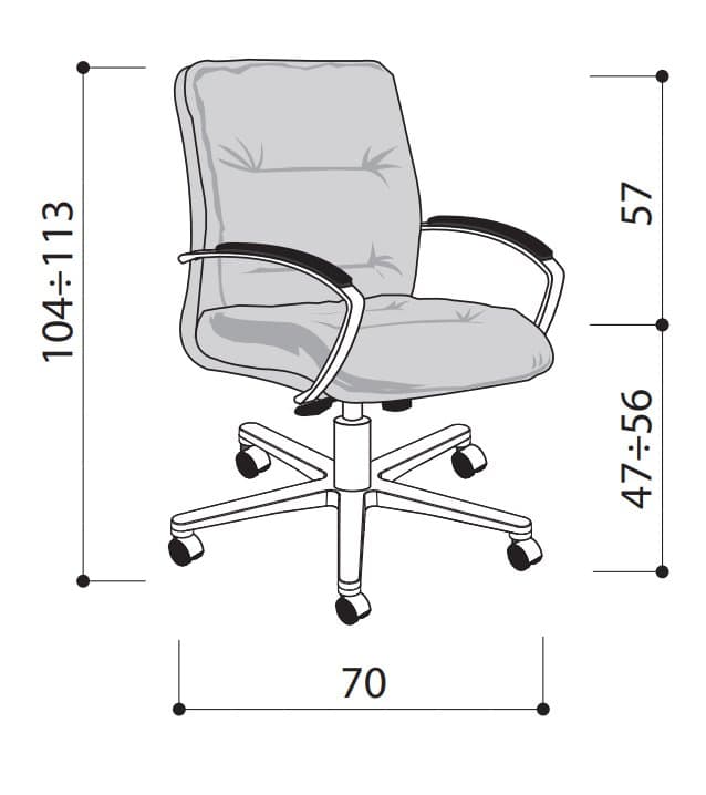 Scaun de birou Formen 21