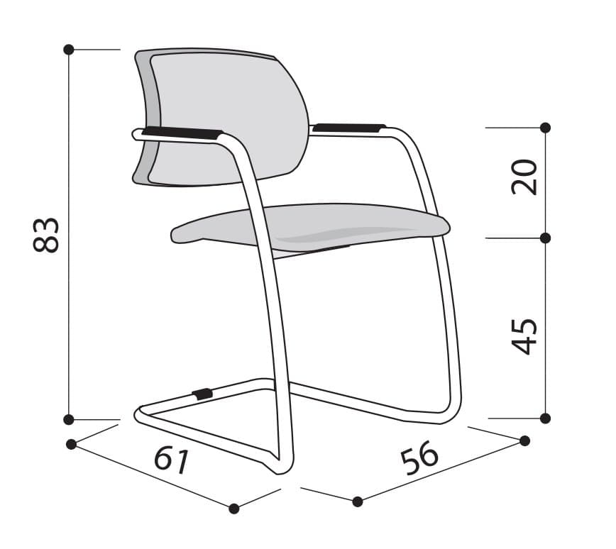 Scaun de birou Sistema 12