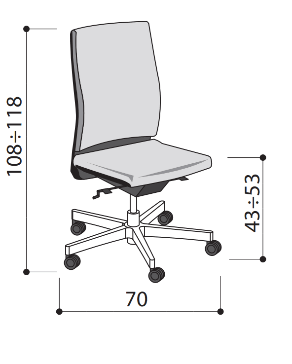 Scaun de birou Hello 2