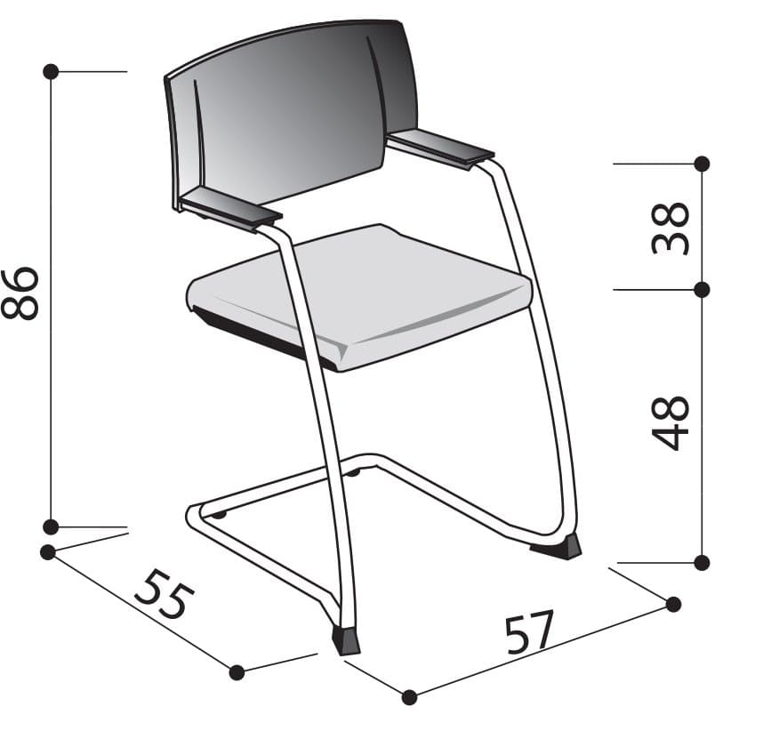 Scaun de birou Hello 12