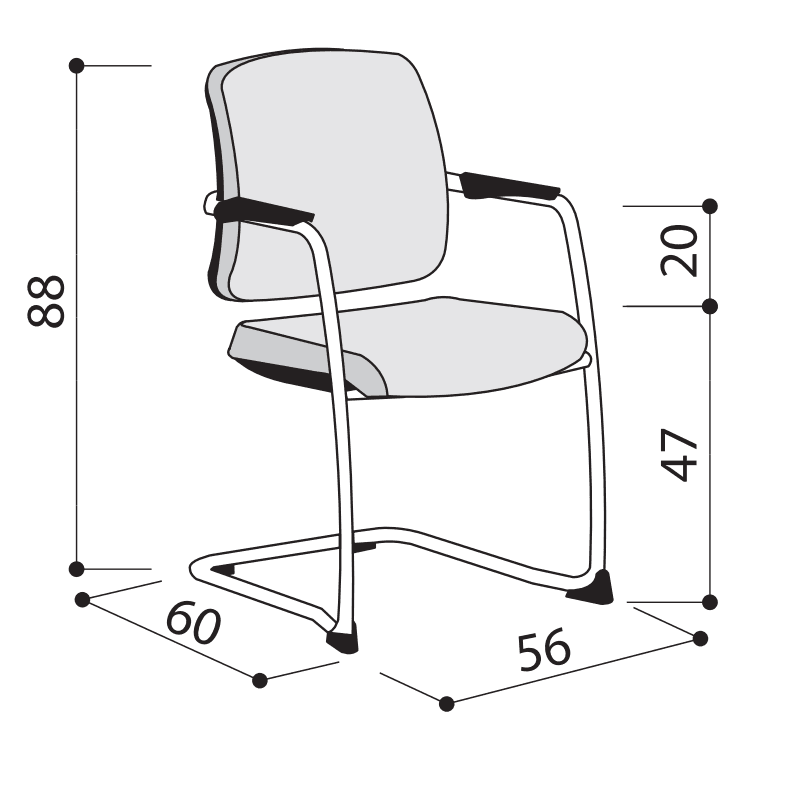 Scaun de birou Oscar 5