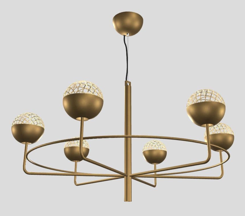 Masiero Candelabru Suspensat Circular cu 6+1/12+1/18+1 Becuri 3