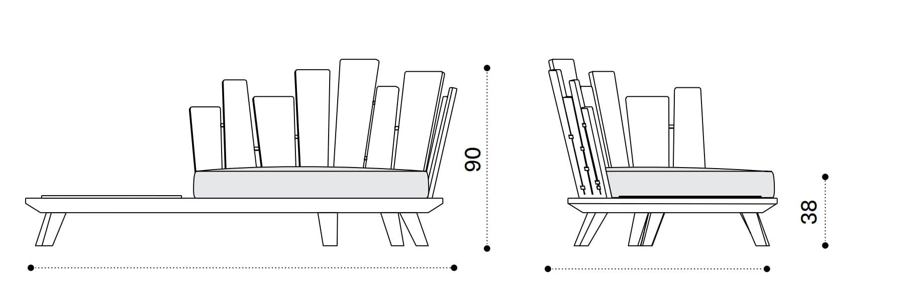 Sezlong cu masuta de cafea Rafael 5