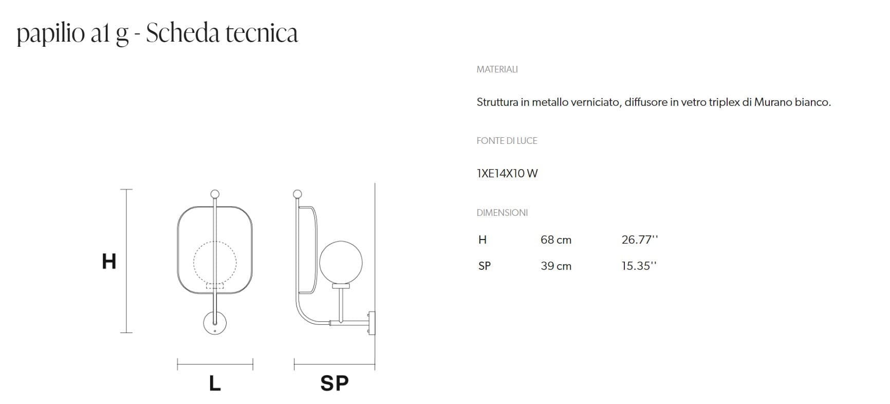 Masiero Aplica Papilio A1 G 3