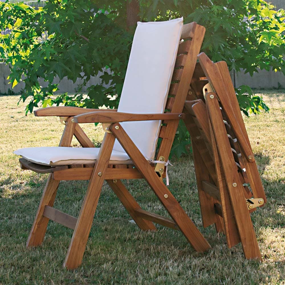 Scaun pliabil Teak 2