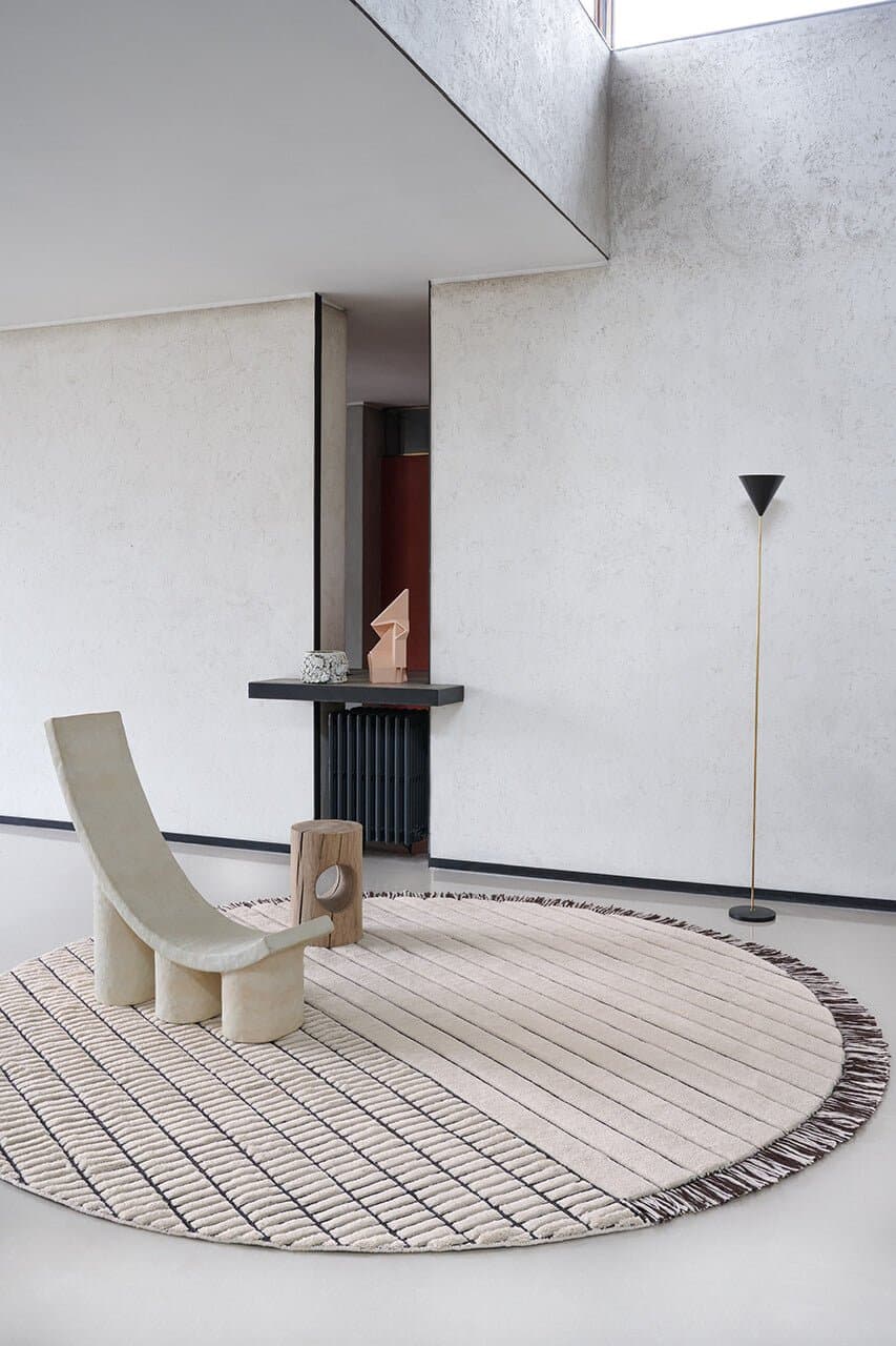 Covor Rd Grid Berber Round