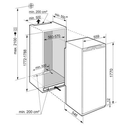 Frigider incorporabil Liebherr IRBd 5181 4