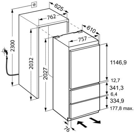 Combina frigorifica incorporabila Liebherr ECBN 5066 7