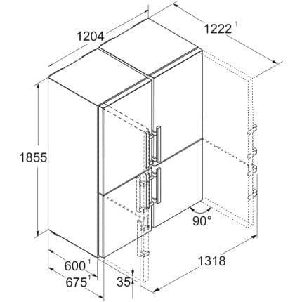 Combina frigorifica Liebherr XCCsd 5250 4