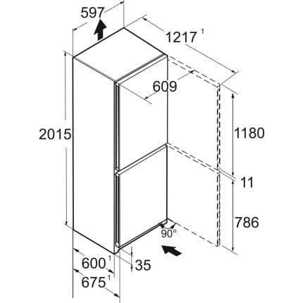 Combina frigorifica Liebherr CBNbda 5723 10