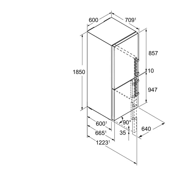 Combina frigorifica Liebherr SWTNes 4285 7