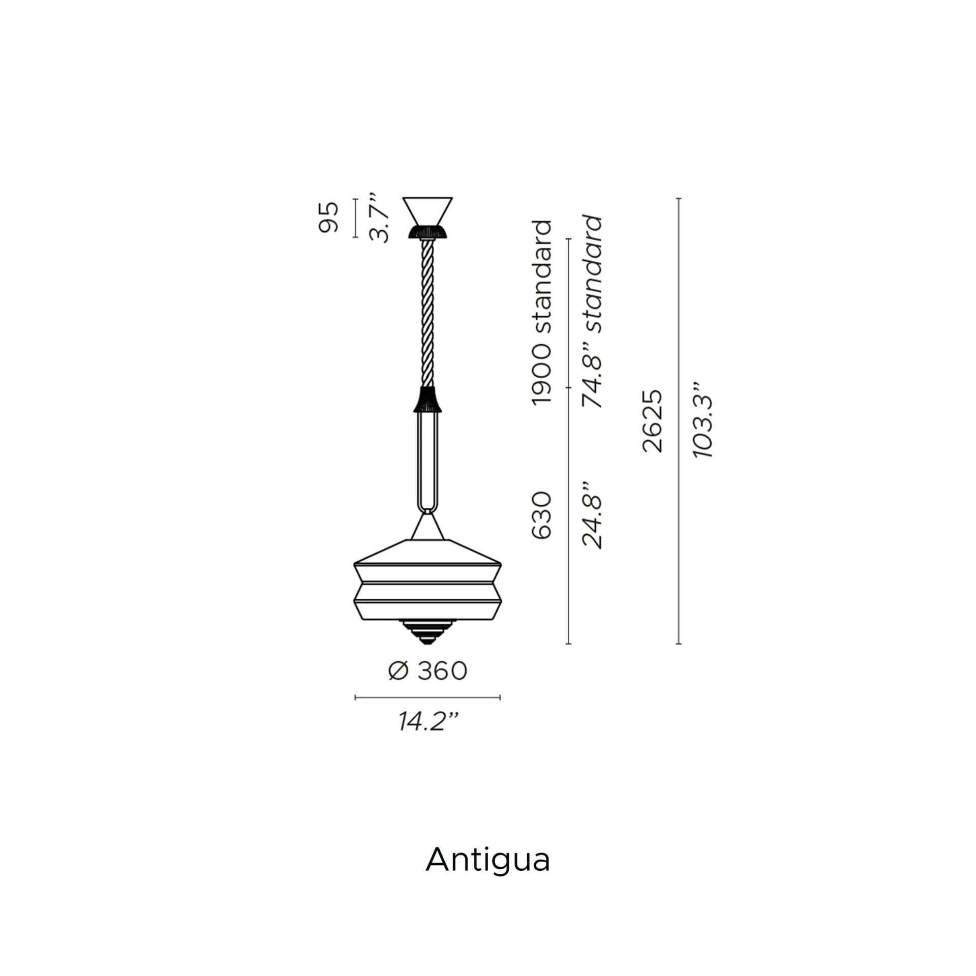 Contardi Candelabru Suspendat Calypso 20