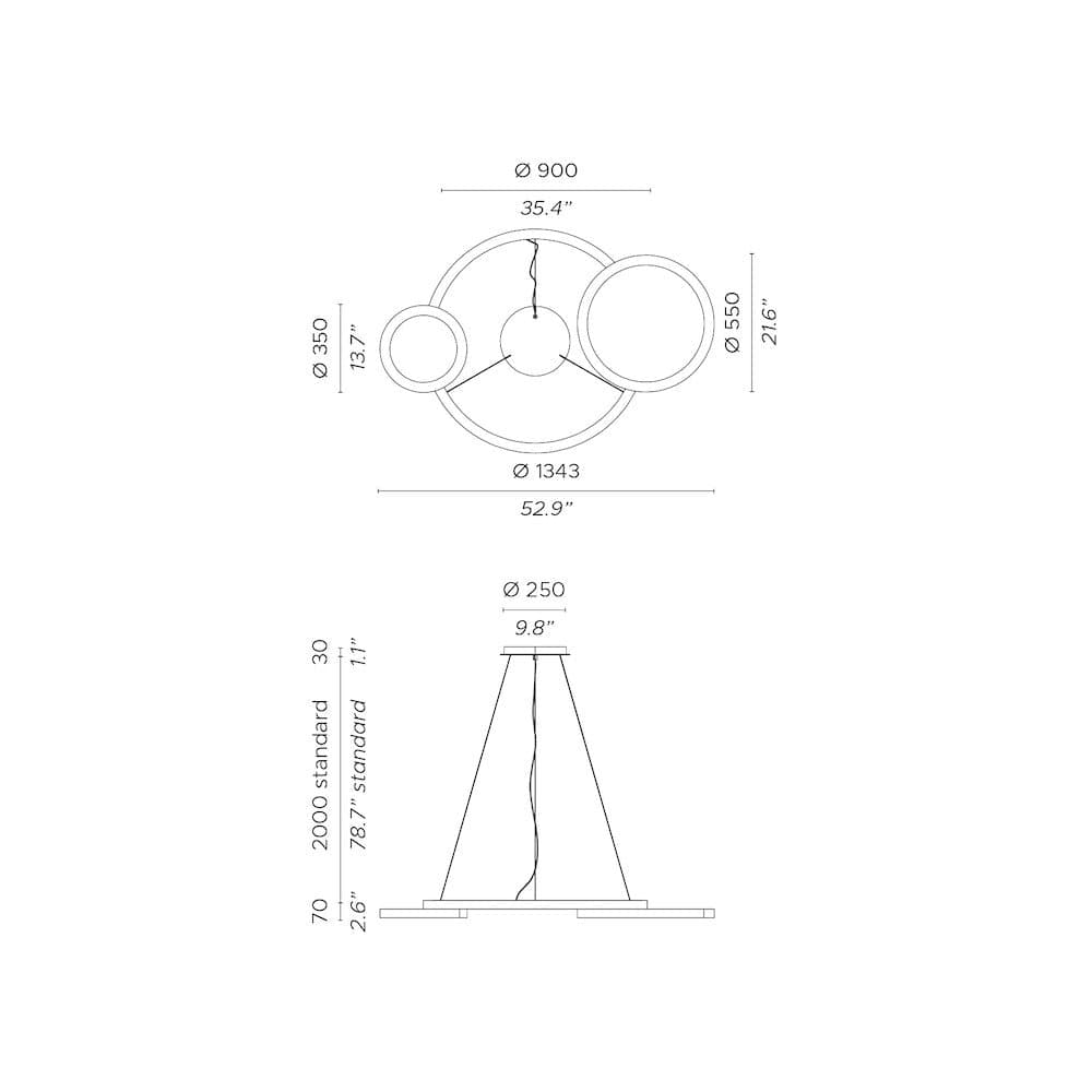 Contardi Candelabru Eclisse 2.0 4