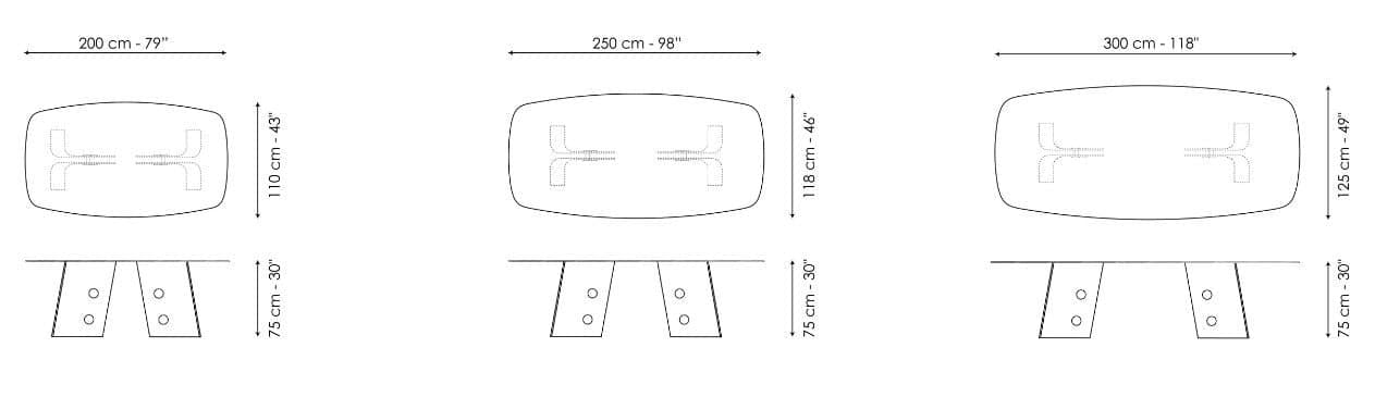 Masa de dining Boton 3