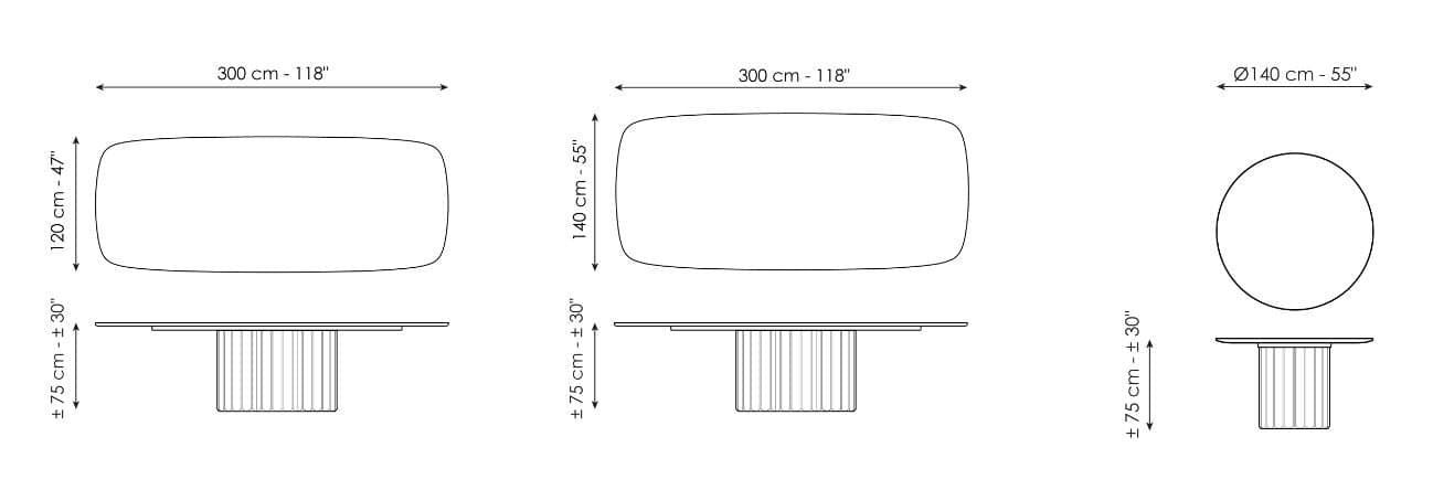 Masa de dining Dorian 4