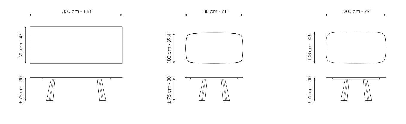 Masa de dining Torii 3