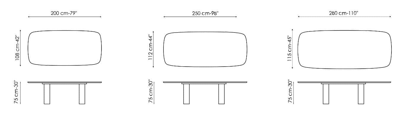 Masa de dining Geometric 3