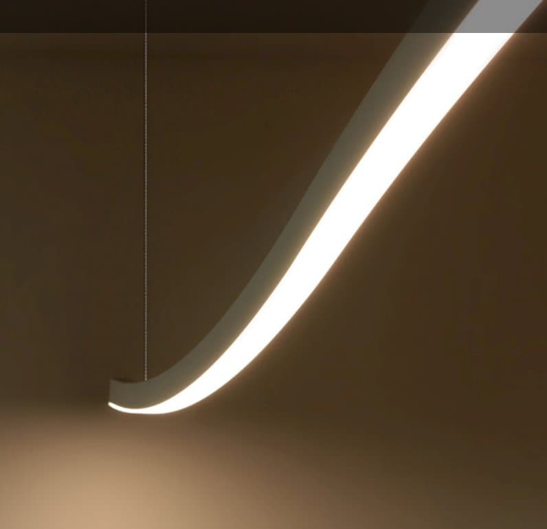 Teamitalia Candelabru Suspens cu Design Curbat 2