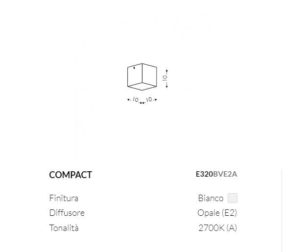 Teamitalia Plafoniera Compact 2